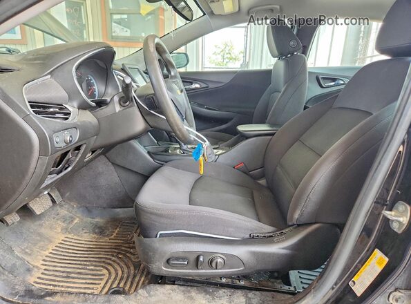 1G1ZE5ST9HF196521 2017 CHEVROLET MALIBU Black წინა სალონის ხედი