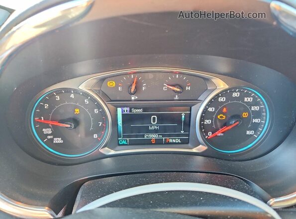 1G1ZE5ST9HF229341 2017 CHEVROLET MALIBU Silver Vista del cuadro de instrumentos