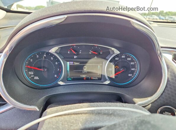 1G1ZE5STXGF171013 2016 CHEVROLET MALIBU Blue Instrument cluster view