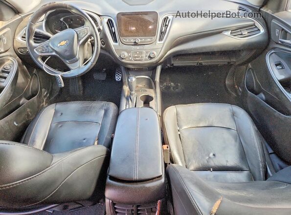 1G1ZE5STXGF287196 2016 CHEVROLET MALIBU Gray Вид щитка приладів