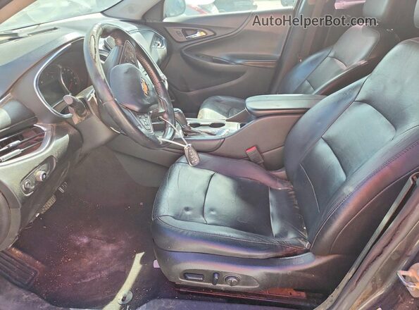 1G1ZE5STXGF287196 2016 CHEVROLET MALIBU Gray Вид панелі приладів