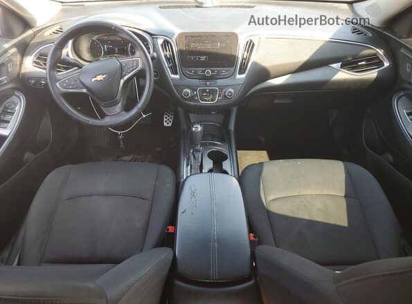 1G1ZE5STXGF326658 2016 CHEVROLET MALIBU Black Widok deski rozdzielczej