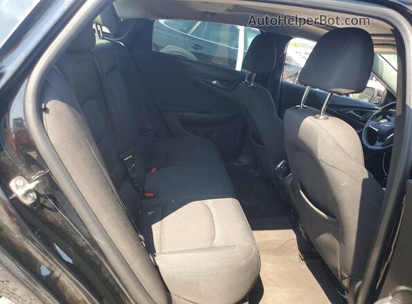 1G1ZE5STXGF326658 2016 CHEVROLET MALIBU Black Widok tylnych siedzeń