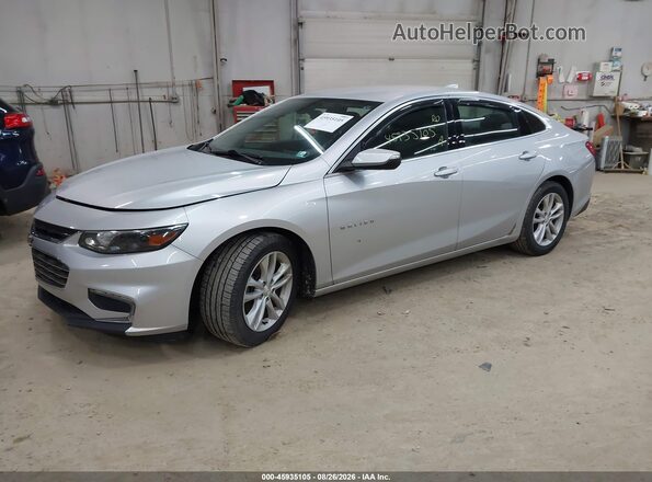 1G1ZE5STXHF199668 2017 CHEVROLET MALIBU Silver Առջևի ձախ երեք քառորդ տեսարան