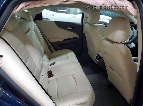 1G1ZE5SX5LF133802 2020 CHEVROLET MALIBU Blue უკანა სავარძლების ხედი