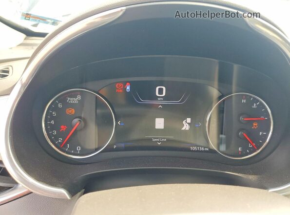 1G1ZE5SX5LF133802 2020 CHEVROLET MALIBU Blue ხელსაწყოთა პანელის ხედი