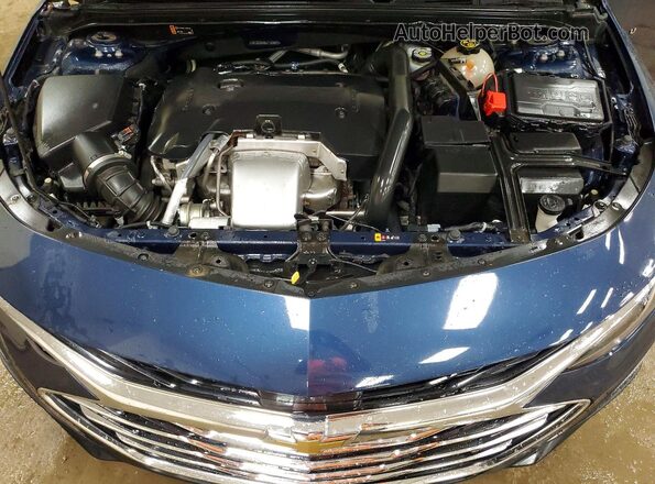 1G1ZE5SX5LF133802 2020 CHEVROLET MALIBU Blue უკანა სალონის ხედი