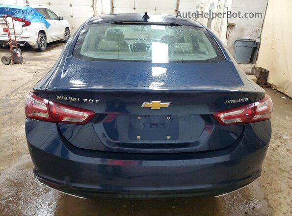 1G1ZE5SX5LF133802 2020 CHEVROLET MALIBU Blue უკანა ხედი