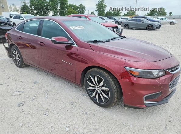 1G1ZF5SX2GF201671 2016 CHEVROLET MALIBU Red Delantero derecho