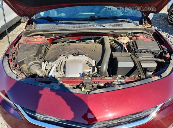 1G1ZF5SX3GF235652 2016 CHEVROLET MALIBU Red Widok wnętrza z tyłu
