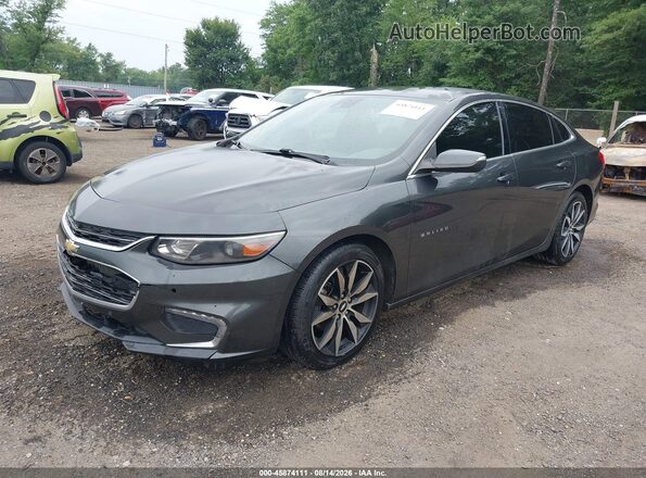 1G1ZF5SX9GF202686 2016 CHEVROLET MALIBU Gray Vista tres cuartos delantera izquierda