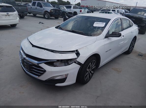 1G1ZG5ST0MF060525 2021 CHEVROLET MALIBU White Առջևի ձախ երեք քառորդ տեսարան