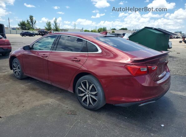 1G1ZG5ST1LF046759 2020 CHEVROLET MALIBU Burgundy უკანა მარცხენა