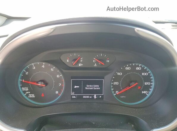 1G1ZG5ST2SF107437 2025 CHEVROLET MALIBU White Instrument cluster view