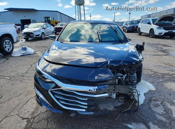 1G1ZG5ST3KF166545 2019 CHEVROLET MALIBU Black წინა ხედი