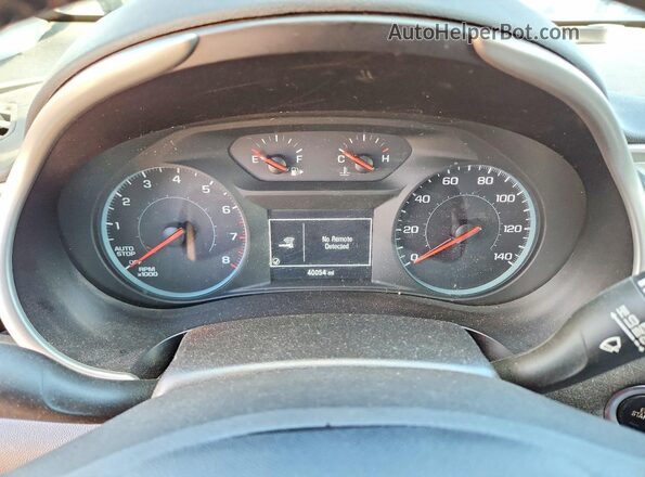 1G1ZG5ST3KF166545 2019 CHEVROLET MALIBU Black ხელსაწყოთა პანელის ხედი