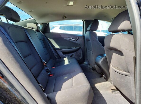 1G1ZG5ST3KF166545 2019 CHEVROLET MALIBU Black უკანა სავარძლების ხედი