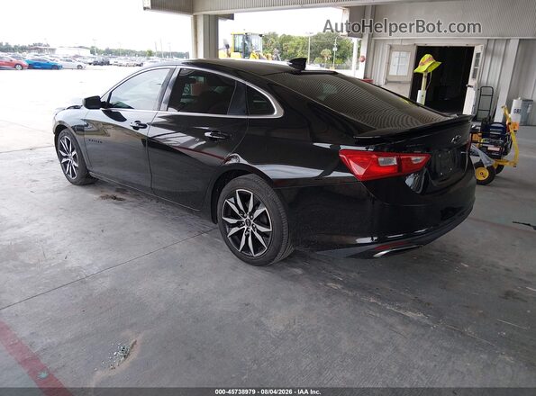 1G1ZG5ST3LF051381 2020 CHEVROLET MALIBU Black Trasero izquierdo