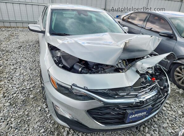 1G1ZG5ST7MF014965 2021 CHEVROLET MALIBU Silver Вид спереду