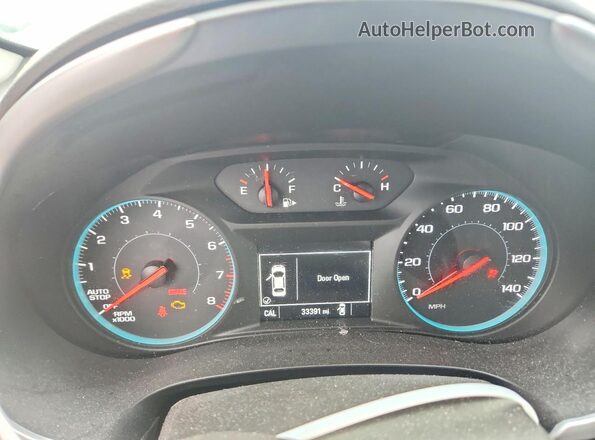 1G1ZG5ST7MF014965 2021 CHEVROLET MALIBU Silver Вид щитка приладів