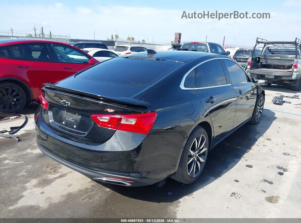 1G1ZG5ST7NF202712 2022 CHEVROLET MALIBU Черный Задняя правая четверть
