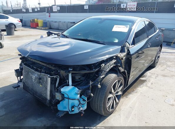 1G1ZG5ST7NF202712 2022 CHEVROLET MALIBU Черный Вид спереди