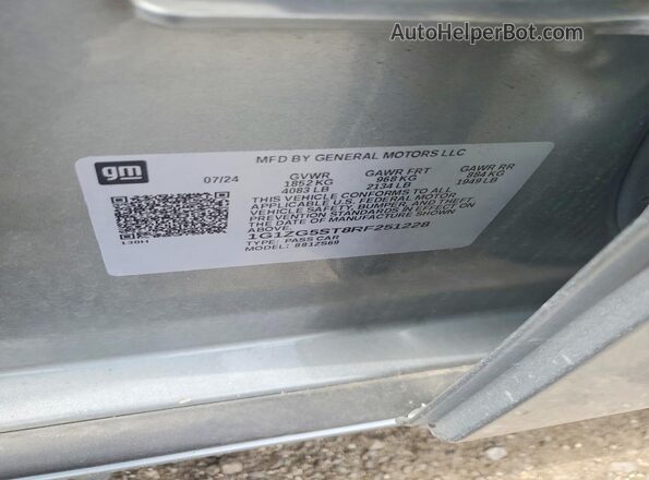 1G1ZG5ST8RF251228 2024 CHEVROLET MALIBU Gray Engine compartment view