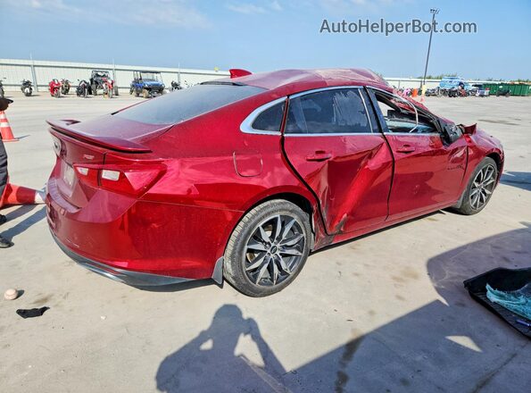 1G1ZG5ST9MF039365 2021 CHEVROLET MALIBU Red უკანა მარჯვენა