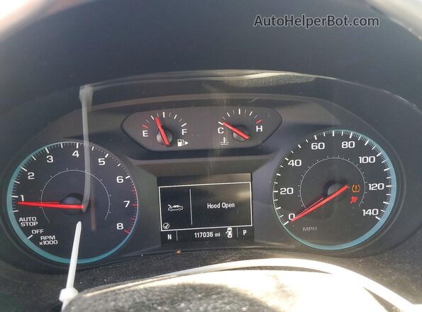 1G1ZG5STXKF192155 2019 CHEVROLET MALIBU White ხელსაწყოთა პანელის ხედი