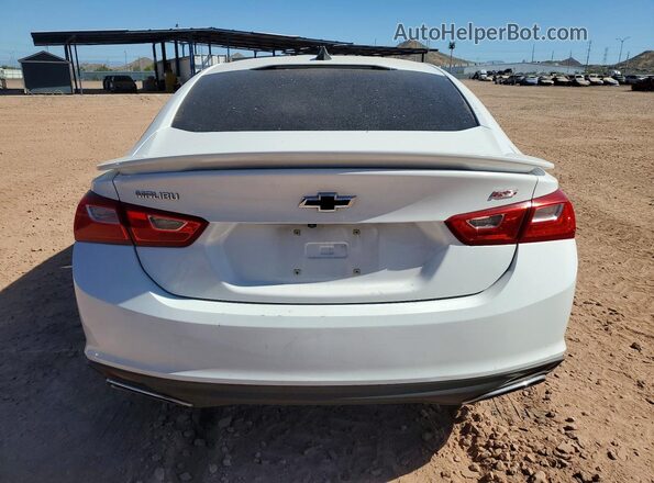 1G1ZG5STXKF192155 2019 CHEVROLET MALIBU White უკანა ხედი