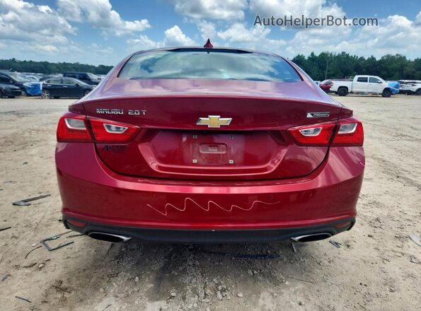 1G1ZH5SX4GF218918 2016 CHEVROLET MALIBU Red Widok z tyłu
