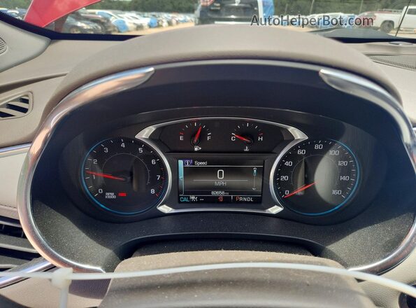 1G1ZH5SX4GF218918 2016 CHEVROLET MALIBU Red Widok zestawu wskaźników