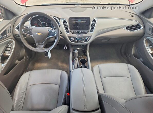 1G1ZH5SX4GF218918 2016 CHEVROLET MALIBU Red Widok deski rozdzielczej