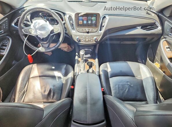 1G1ZH5SXXGF238977 2016 CHEVROLET MALIBU Black წინა პანელის ხედი