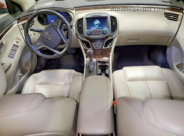 1G4G45G36GF276640 2016 BUICK LACROSSE Maroon წინა პანელის ხედი