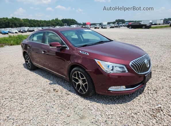 1G4G45G37GF216589 2016 BUICK LACROSSE Burgundy Front right