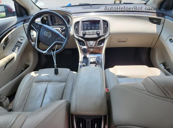 1G4G45G37GF216589 2016 BUICK LACROSSE Burgundy Dashboard view