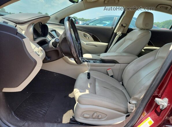1G4G45G37GF216589 2016 BUICK LACROSSE Burgundy Front interior view