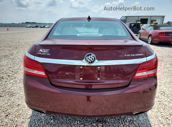 1G4G45G37GF216589 2016 BUICK LACROSSE Burgundy Rear view