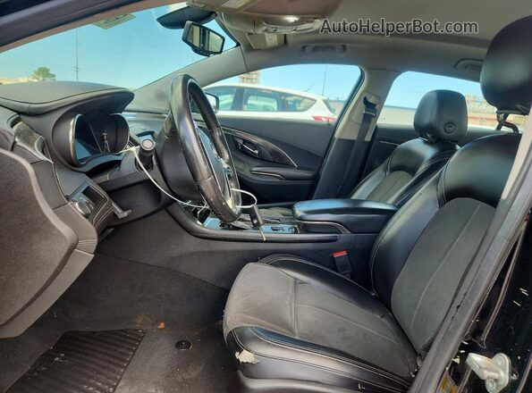 1G4GA5G37GF254641 2016 BUICK LACROSSE Черный Вид салона спереди