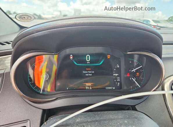 1G4GA5G37GF254641 2016 BUICK LACROSSE Черный Вид щитка приборов