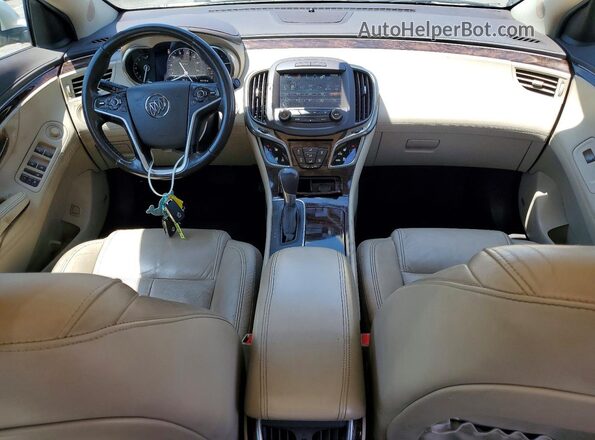 1G4GD5G30GF177263 2016 BUICK LACROSSE Gray Dashboard view