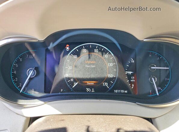 1G4GD5G30GF177263 2016 BUICK LACROSSE Gray Instrument cluster view