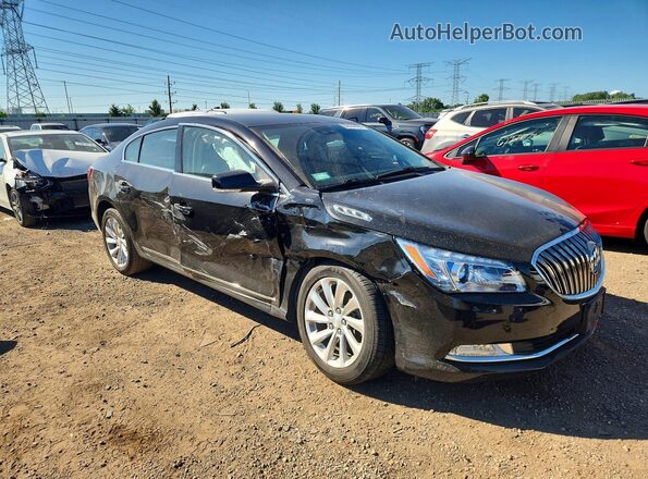 1G4GD5G32GF171254 2016 BUICK LACROSSE Черный Передняя правая четверть