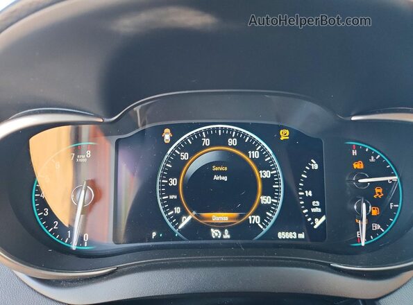 1G4GD5G32GF171254 2016 BUICK LACROSSE Черный Вид щитка приборов