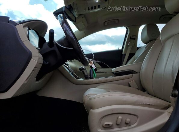 1G4GD5G35GF145182 2016 BUICK LACROSSE Black Widok wnętrza z przodu