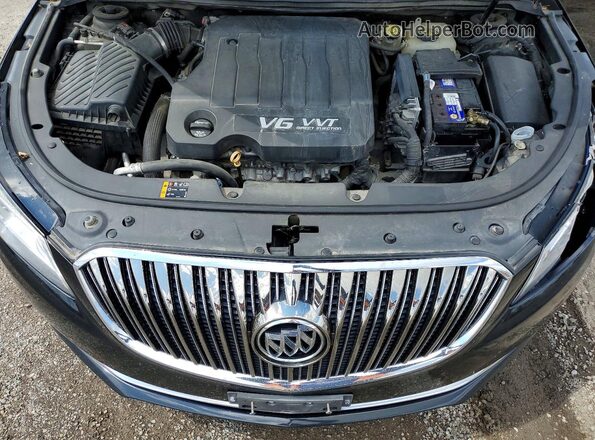 1G4GD5G35GF145182 2016 BUICK LACROSSE Black Widok wnętrza z tyłu