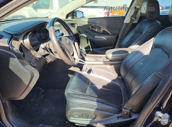 1G4GF5G3XGF141817 2016 BUICK LACROSSE Blue წინა სალონის ხედი