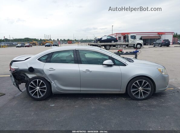 1G4PR5SK0H4108683 2017 BUICK VERANO Silver Rear interior view