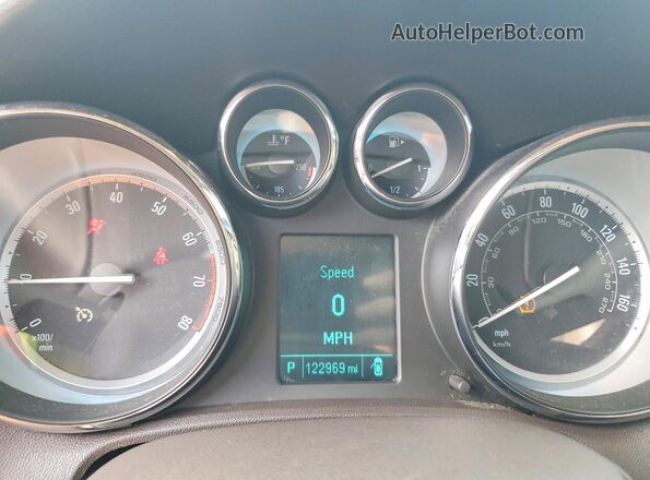 1G4PR5SK5H4106573 2017 BUICK VERANO White Widok zestawu wskaźników